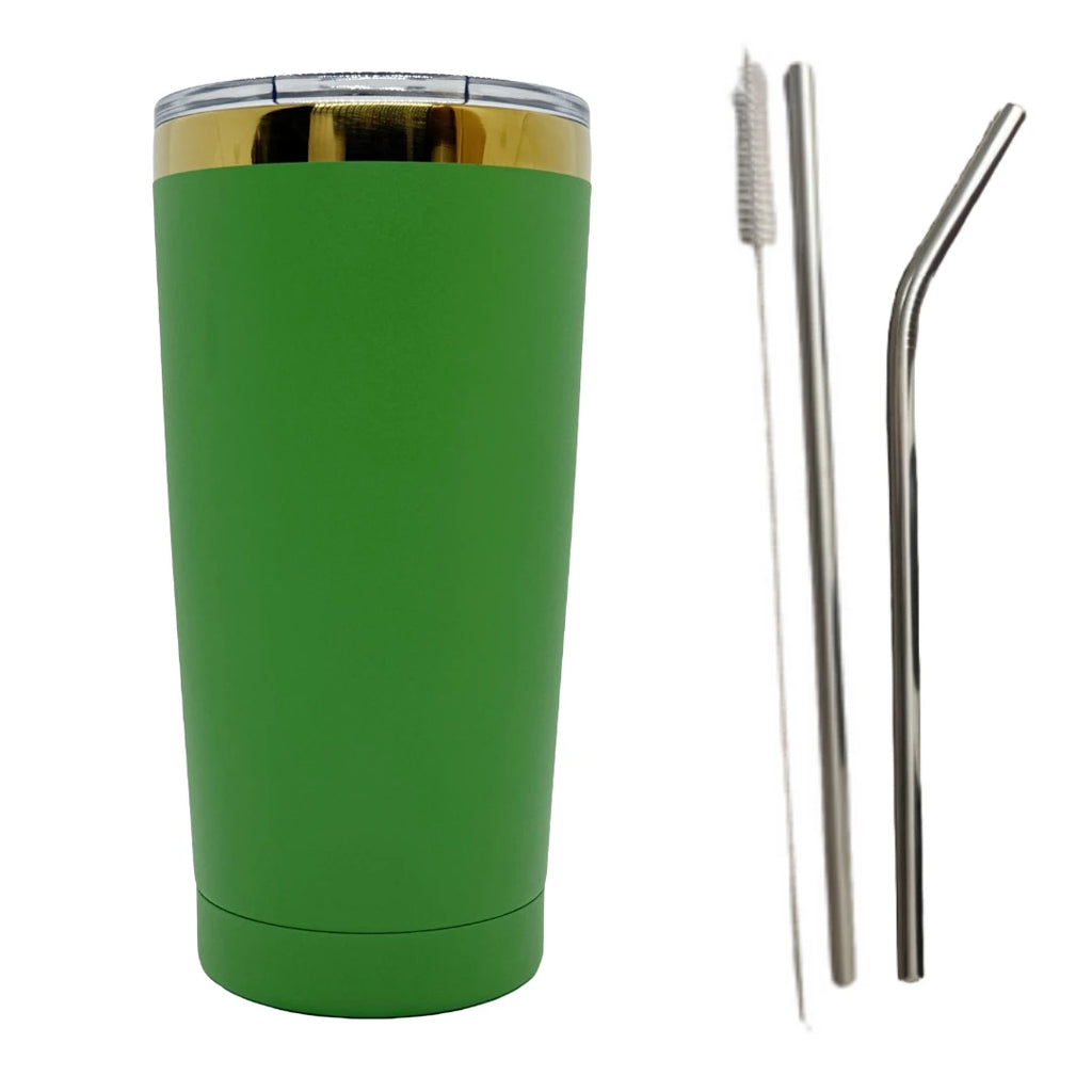 20 oz Gold Plated Powder Coated Tumbler