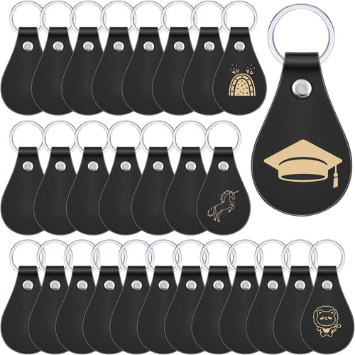30 pc Leather Key Fob
