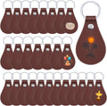30 pc Leather Key Fob
