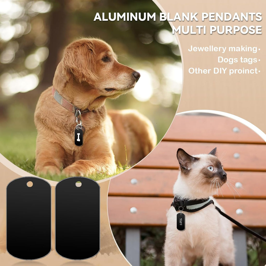 Metal dogtag stamping blanks