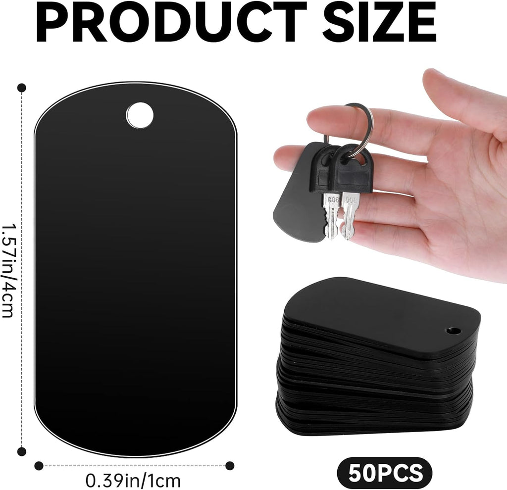 Metal dogtag stamping blanks